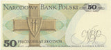 1988 50 ZLOTYCH BANKNOTE POLAND REF 1046 - World Banknotes - Cambridgeshire Coins