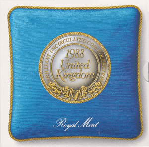 1988 BRILLIANT UNCIRCULATED COIN YEAR SET - Brilliant Uncirculated Year Sets - Cambridgeshire Coins