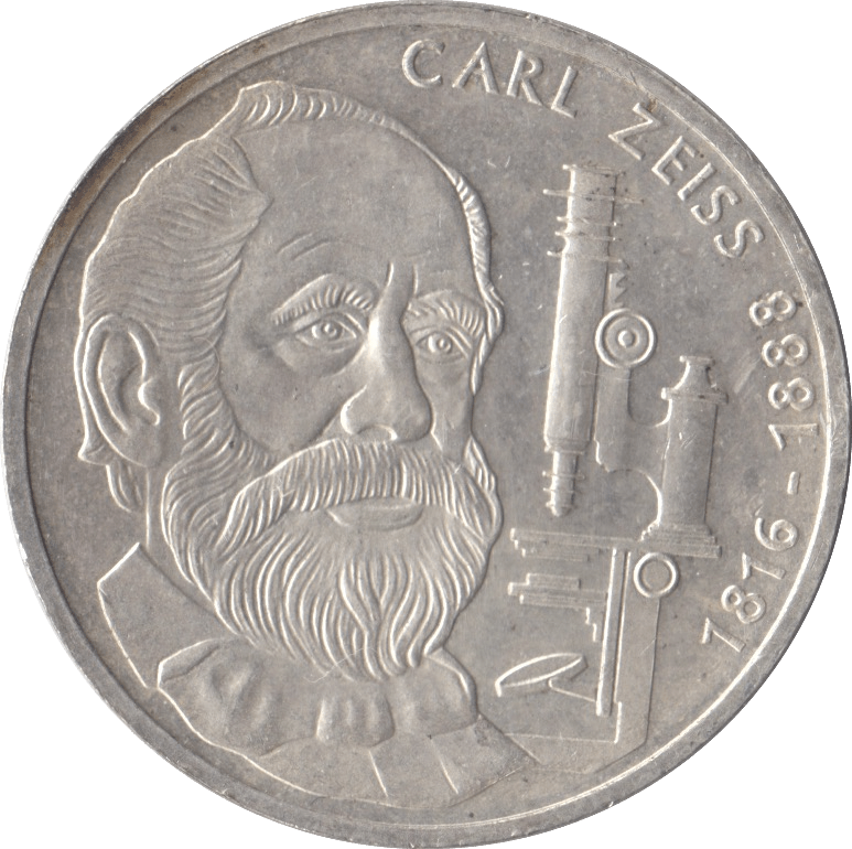1988 CARL ZEISS COMMEMORATIVE GERMANY SILVER 10 MARKS - SILVER WORLD COINS - Cambridgeshire Coins
