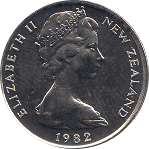 1988 FIVE CENTS NEW ZEALAND ( BU ) - WORLD COINS - Cambridgeshire Coins