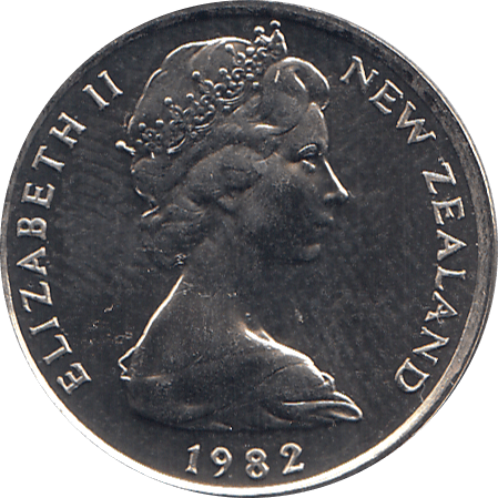 1988 FIVE CENTS NEW ZEALAND ( BU ) - WORLD COINS - Cambridgeshire Coins