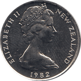 1988 FIVE CENTS NEW ZEALAND ( BU ) - WORLD COINS - Cambridgeshire Coins