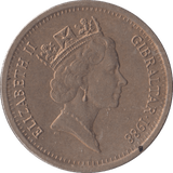 1988 GIBRALTAR TWO POUNDS - WORLD COINS - Cambridgeshire Coins