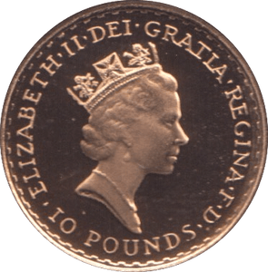 1988 GOLD PROOF 1/10TH OUNCE £10 BRITANNIA - GOLD BRITANNIAS - Cambridgeshire Coins