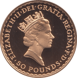1988 GOLD PROOF HALF OUNCE £50 BRITANNIA - GOLD BRITANNIAS - Cambridgeshire Coins