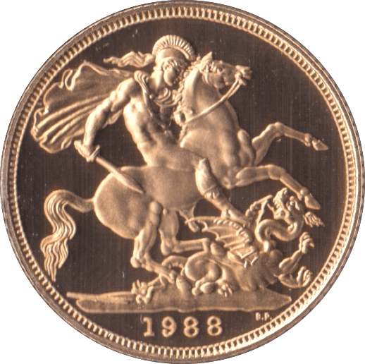1988 GOLD SOVEREIGN ( PROOF ) - Sovereign - Cambridgeshire Coins