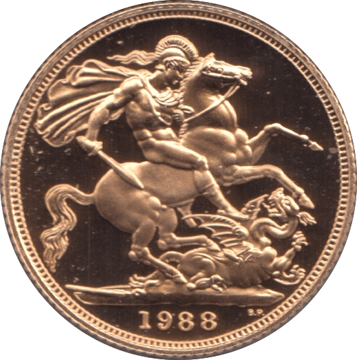 1988 GOLD SOVEREIGN ( PROOF ) - Sovereign - Cambridgeshire Coins