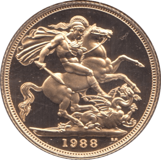 1988 GOLD SOVEREIGN ( PROOF ) - Sovereign - Cambridgeshire Coins