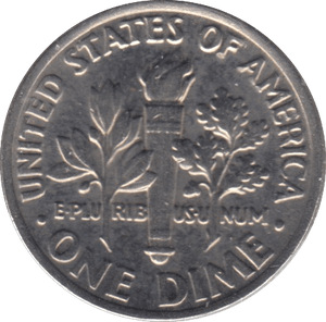 1988 ONE DIME USA PHILADELPHIA MINT - SILVER WORLD COINS - Cambridgeshire Coins