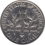 1988 ONE DIME USA PHILADELPHIA MINT - SILVER WORLD COINS - Cambridgeshire Coins