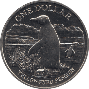1988 ONE DOLLAR NEW ZEALAND ( BU ) - WORLD COINS - Cambridgeshire Coins