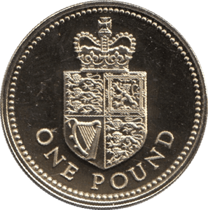 1988 ONE POUND £1 ROYAL ARMS BRILLIANT UNCIRCULATED BU - £1 BU - Cambridgeshire Coins