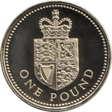 1988 ONE POUND PROOF £1 ROYAL SHIELD - £1 Proof - Cambridgeshire Coins