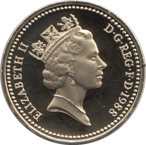 1988 ONE POUND PROOF £1 ROYAL SHIELD - £1 Proof - Cambridgeshire Coins