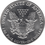 1988 SILVER LIBERTY DOLLAR USA - SILVER WORLD COINS - Cambridgeshire Coins