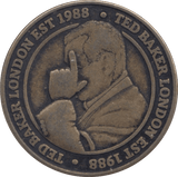 1988 TED BAKER TOKEN - Token - Cambridgeshire Coins