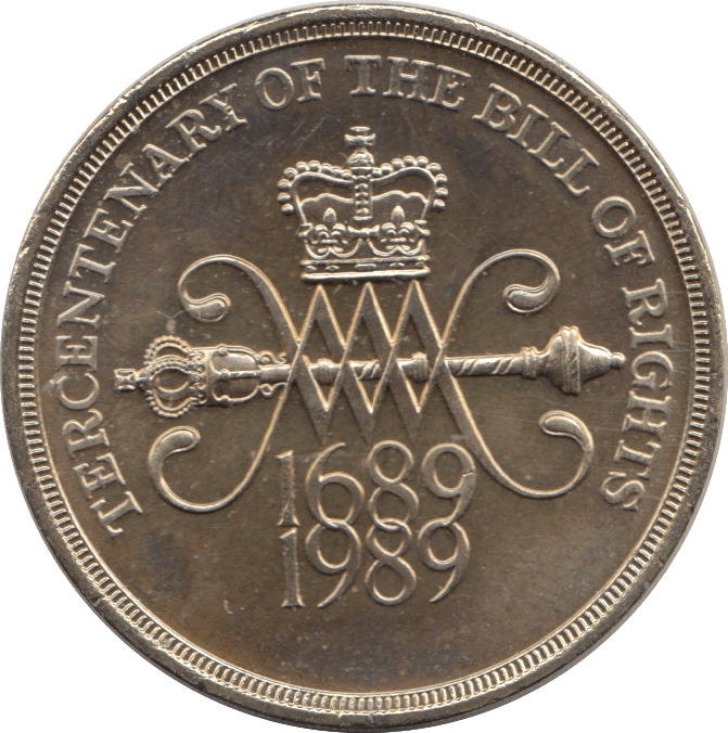 1989 £2 CIRCULATED ENGLAND BILL OF RIGHTS - £2 CIRCULATED - Cambridgeshire Coins