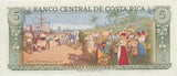 1989 5 COLONES BANKNOTE COSTA RICA REF 638 - World Banknotes - Cambridgeshire Coins