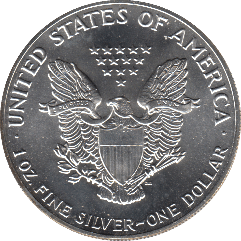 1989 AMERICAN EAGLE SILVER DOLLAR USA - SILVER WORLD COINS - Cambridgeshire Coins