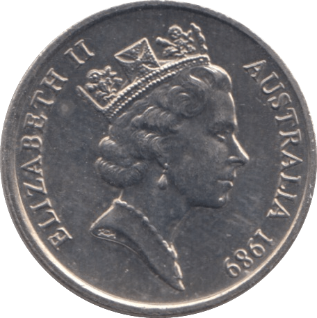 1989 AUSTRALIA 5 CENTS - WORLD COINS - Cambridgeshire Coins
