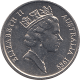 1989 AUSTRALIA 5 CENTS - WORLD COINS - Cambridgeshire Coins