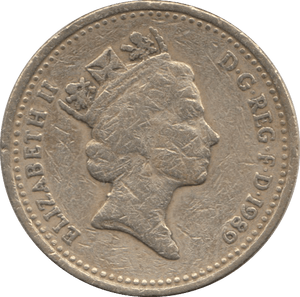 1989 CIRCULATED £1 Shottish Thistle - £1 CIRCULATED - Cambridgeshire Coins