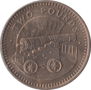 1989 GIBRALTAR TWO POUNDS - WORLD COINS - Cambridgeshire Coins