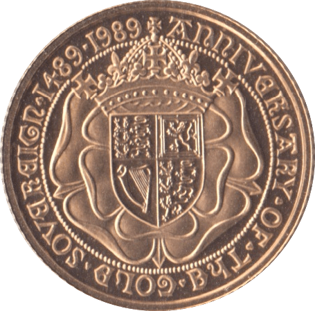 1989 GOLD HALF SOVEREIGN ( PROOF ) - Half Sovereign - Cambridgeshire Coins