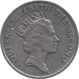 1989 HONG KONG 5 DOLLARS - WORLD COINS - Cambridgeshire Coins