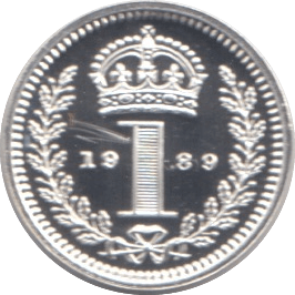 1989 MAUNDY ONE PENNY ( BU ) - MAUNDY ONE PENNY - Cambridgeshire Coins