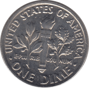 1989 ONE DIME USA PHILADELPHIA MINT - SILVER WORLD COINS - Cambridgeshire Coins