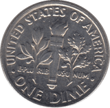 1989 ONE DIME USA PHILADELPHIA MINT - SILVER WORLD COINS - Cambridgeshire Coins