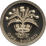 1989 ONE POUND PROOF £1 SCOTTISH THISTLE - £1 Proof - Cambridgeshire Coins
