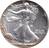 1989 SILVER LIBERTY DOLLAR USA - Cambridgeshire Coins