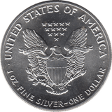 1989 SILVER LIBERTY DOLLAR USA - SILVER WORLD COINS - Cambridgeshire Coins