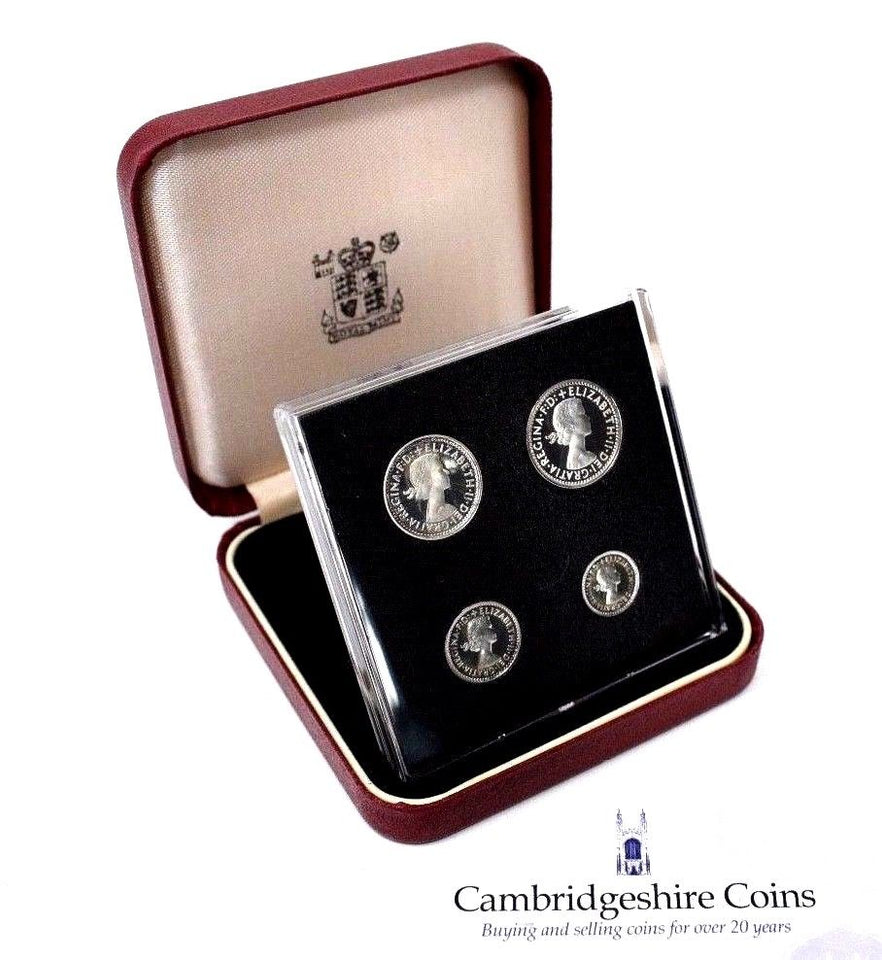 1989 Silver Proof Maundy Money Coin Set Birmingham Cathedral BOX - Silver Proof - Cambridgeshire Coins