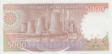 1990 5000 LIRA BANKNOTE TURKEY REF 987 - World Banknotes - Cambridgeshire Coins