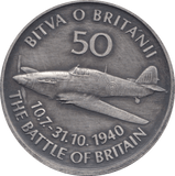 1990 BATTLE OF BRITAIN ANNIVERSARY MEDALLION 5 - WORLD COINS - Cambridgeshire Coins