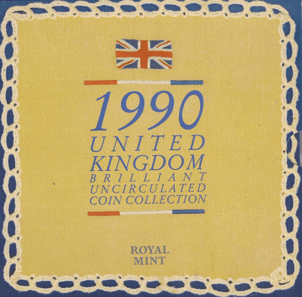 1990 BRILLIANT UNCIRCULATED COIN YEAR SET - Brilliant Uncirculated Year Sets - Cambridgeshire Coins