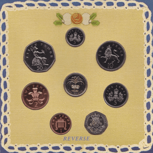 1990 BRILLIANT UNCIRCULATED COIN YEAR SET - Brilliant Uncirculated Year Sets - Cambridgeshire Coins