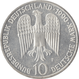 1990 KAISER FRIEDRICH I. BARBAROSSA SILVER 10 MARKS GERMANY - SILVER WORLD COINS - Cambridgeshire Coins