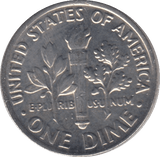 1990 ONE DIME USA PHILADELPHIA MINT - SILVER WORLD COINS - Cambridgeshire Coins