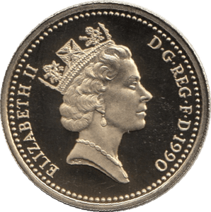 1990 ONE POUND PROOF £1 WELSH LEEK - £1 Proof - Cambridgeshire Coins