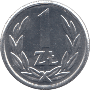 1990 ONE ZLOTY POLAND - WORLD COINS - Cambridgeshire Coins