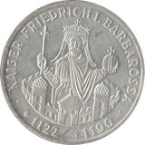 1990 SILVER 10 MARK MINT GERMANY - SILVER WORLD COINS - Cambridgeshire Coins