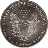 1990 SILVER LIBERTY DOLLAR USA - SILVER WORLD COINS - Cambridgeshire Coins