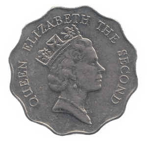 1990 TWO DOLLARS HONG KONG - WORLD COINS - Cambridgeshire Coins
