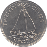 1991 BAHAMAS 25 CENTS ( UNC ) - WORLD COINS - Cambridgeshire Coins