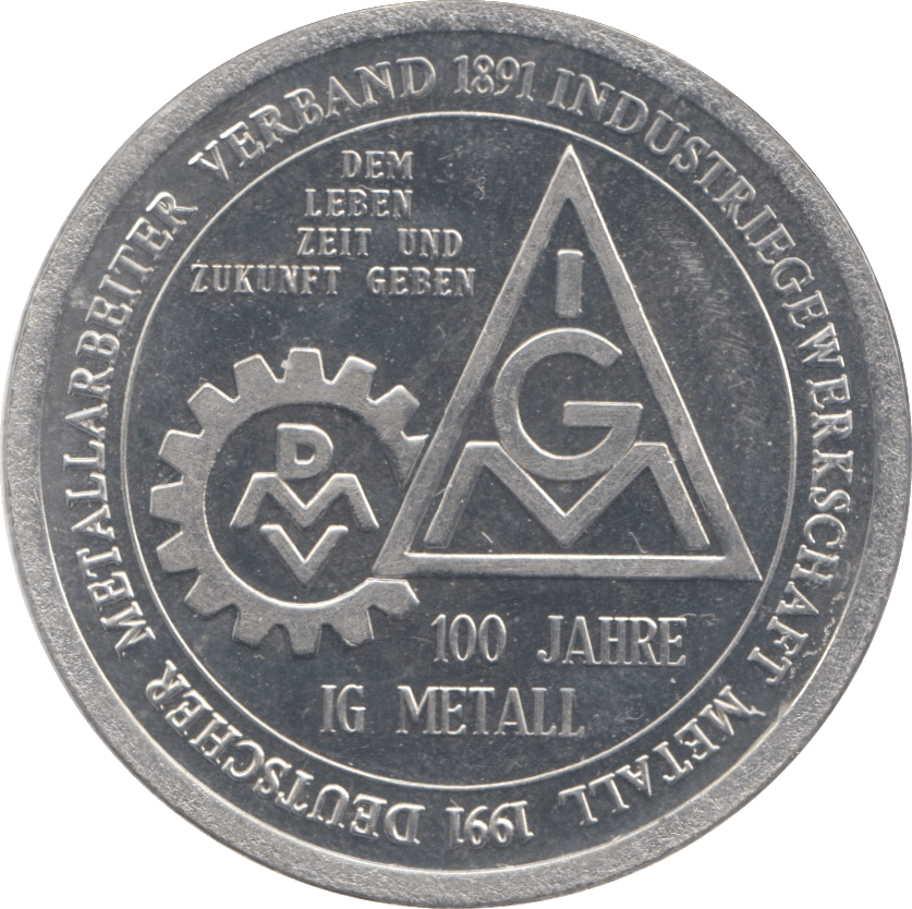 1991 GERMANY COMMEMORATIVE MEDALLION - WORLD COINS - Cambridgeshire Coins