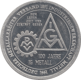 1991 GERMANY COMMEMORATIVE MEDALLION - WORLD COINS - Cambridgeshire Coins
